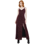 Ženska obleka KILLSTAR - Blood Oak - Brown - KSRA013391