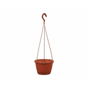 eoshop LOGATO viseči sadilnik s plastičnim krožnikom d22x16cm