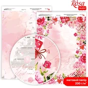 Papirji za scrapbooking Love Mood A4 - No. 2