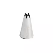 Pastry nozzle, D6, stainless steel, 11 mm - de Buyer