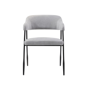 Trpezarijska stolica 2208 Srebrna /Crne metalne noge 550x575x770 mm ( 775-463 )
