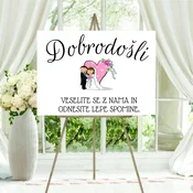 Tabla dobrodošlice TABPOR 115