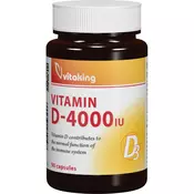 VITAKING Vitamin D-4000, 90 kapsul