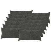 vidaXL Prevleka za blazino 12 pcs HEERLEN Antracit 40 x 80 cm