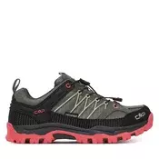 CMP Trekking čevlji Kids Rigel Low Trekking Wp 3Q54554 Siva