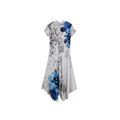 Desigual Obleka modra/črna/bela