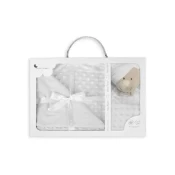 INTERBABY SET DEKICA BUBBLE I TJEŠILICA BEAR - BIJELA
