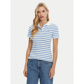 Tommy Hilfiger Polo majica 1985 WW0WW43225 Svetlo modra Slim Fit