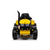 Mamido Otroški električni traktor s prikolico 12V 7Ah rumene barve