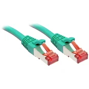LINDY LINDY 47754 RJ45 omrežni kabel\, Patch kabel CAT 6 S/FTP 15.00 m zelena 1 kos, (20419661)