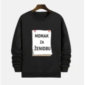 MAFIMI Muški duks Momak za ženidbu, Crni