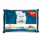 Vrečke Gourmet Perle Duo, fish mix 4x85 g