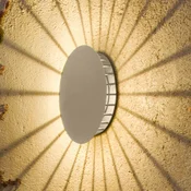 Vibia Meridiano 4720 zunanja stenska svetilka, kremno bela - Sodobni - Kovina