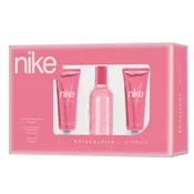 Nike Set za žene Perfumes Toaletna voda Trendy Pink, 100 ml + Gel za tuširanje, 75 ml + mleko za telo, 75 ml