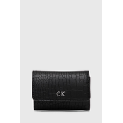 Denarnica Calvin Klein ženska, črna barva, K60K612636