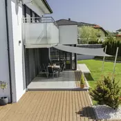 Windhager Zaštita od sunca, jedro Capri (D x Š: 4 x 4 m, Sive boje, Kvadratno)