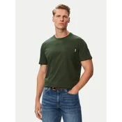 Beverly Hills Polo Club Majica P-SS26M-TS414000BTGR Temno zelena Regular Fit
