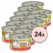Pločevinka Gourmet GOLD - slani kolač z govedino in paradižniki 24x85g, 17+7 GRATIS