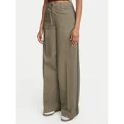 adidas Hlače iz tkanine Tailored Pant KS9950 Khaki Regular Fit