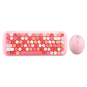 Bežicna tipkovnica + miš komplet MOFII Candy 2.4G (Pink)