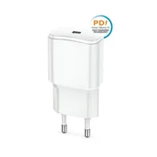 Forever Hitri polnilec TC-01 PD 1x USB-C 20W bele barve