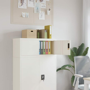 Ormaric za spise bijeli 90 x 40 x 40 cm celicni