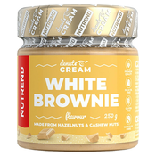 Nutrend DeNuts Cream White brownie 250 g, beli brownie