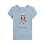 Polo Ralph Lauren  KNIT-T-SHIRT  Modra