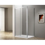 UGGA Pravokotni zaslon 1200x800 mm, prozorno steklo - 120x80 cm - Aqualine - UGGA - 24 - Lepilo - Drugo - Pravokotne tuš kabine - 1200 - 1850 - 800 - 5 - 14