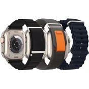 shumee APPLE WATCH PAŠEK ULTRA/ULTRA 2 49/45/44/42 mm set 3 kom.