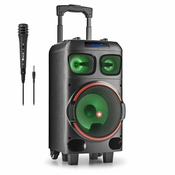 Bluetooth Zvucnik s Mikrofonom za Karaoke NGS WILD DUB ZERO Crna 120W