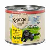 Feringa Classic Meat meni Kitten 6x200 g - Losos & piščanec