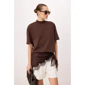 Trendyol Milla Ženska majica TWOSS24TS00074, Braon