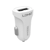 Auto punjac LDNIO DL-C17 1A + Micro USB kabel beli