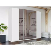 Garderobna omara Honolulu 129 (Bela) Bela, 210x250x65cm, Vrata omare: Drsna
