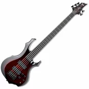 ESP LTD F-1005 See-Thru Black Cherry Sunburst 5 strunska bas kitara