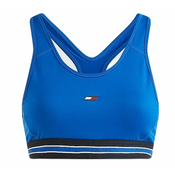 Sportski grudnjak Tommy Hilfiger Mid Intensity Seasonal Tape Bra - kettle blue