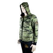 Pulover z zadrgo Mikbaits camou XL