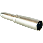 Adapter Master Audio - HY4842, XLR 3/6.3mm, zlatni