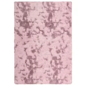 Vidaxl Visoka košata preproga NAVARRA prašna roza 160x230 cm poliester