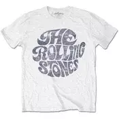 The Rolling Stones Vintage 70s Logo White XL Majica