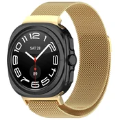 Kovinski pas Techsuit W009 za Samsung Galaxy Watch Ultra 47mm/Galaxy Watch Ultra 2 - zlat