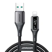 Joyroom Kabel USB-A – iPhone Lightning S-A60 StarTalk 3A 1,2 m – črn