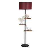 Opviq 534LUN2106 Podna lampa, Bordo