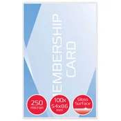 GBC žepki za plastificiranje, 54x86mm, 250mic, 100/1