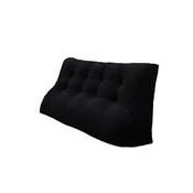 shumee Črna žametna blazina Črna žametna blazina 100 cm