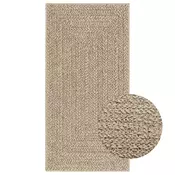 Tepih ZIZUR bež 60 x 110 cm s izgledom jute unutarnji i vanjski