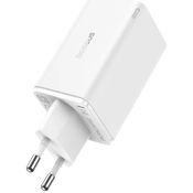 Baseus GAN6 Pro Fast Charger, 2xUSB-C + 2xUSB, 65W (white)
