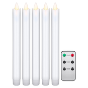 Goobay LED štapna svijeca, bijela, 5 komada (49867)
