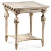 Casa Padrino luxury baroque side table antique cream white/brown - Magnificent baroque style solid wood table - Luxury furniture in baroque style - Baroque furniture - Made in Italy
